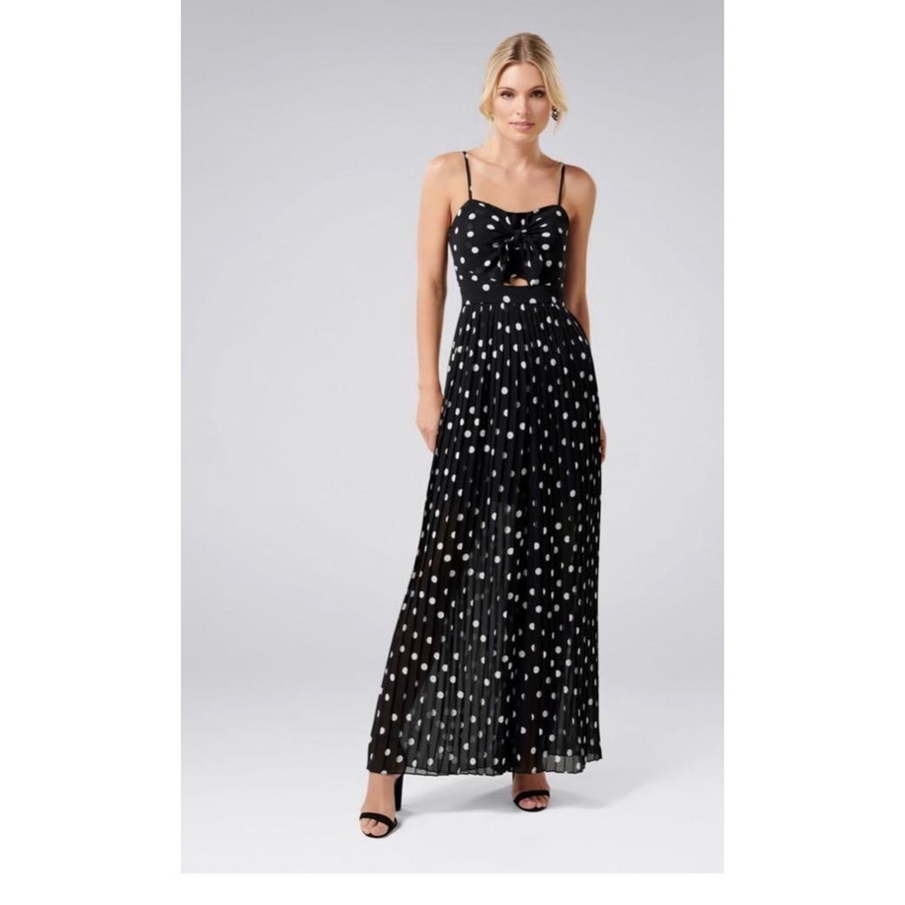 Ever New Gemma Pleated Polkadot Jumpsuit - Picture 2 of 8